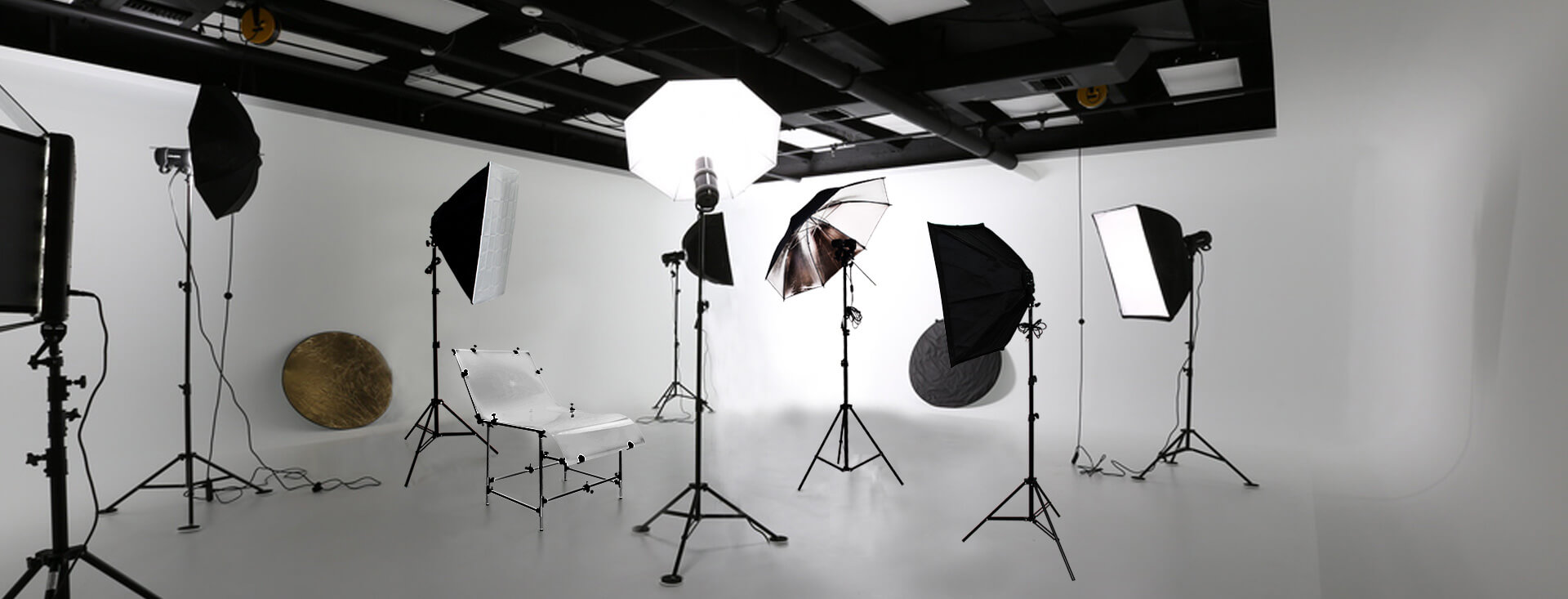 Studio lighting setup